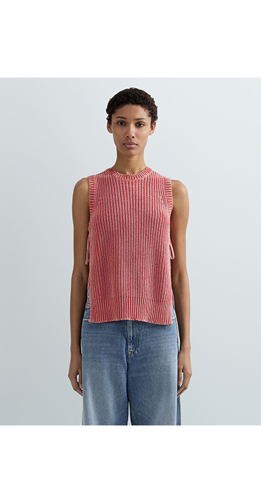 ノースリーブニットトップ